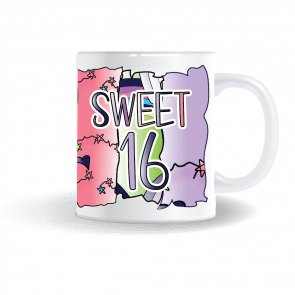 Sweet 16 Designed Mug