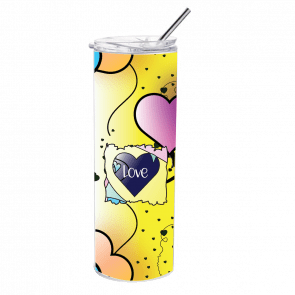 Tumbler Water Bottle ‘Love’